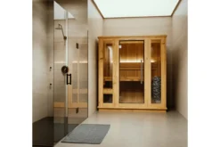 Almost Heaven Auburn 2-3 Person Indoor Sauna (Respite Series - Hybrid Option)