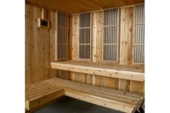 Almost Heaven Bridgeport 6-Person Indoor Sauna (Respite Series - Hybrid Option)