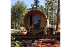 Almost Heaven Charleston 4-Person Canopy Barrel Sauna