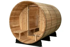 Almost Heaven Charleston 4-Person Canopy Barrel Sauna