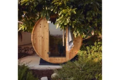 Almost Heaven Essex 4-Person Classic Barrel Sauna