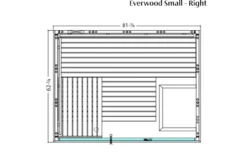 Almost Heaven Everwood 2-5 Person Indoor Sauna (Heritage Collection)