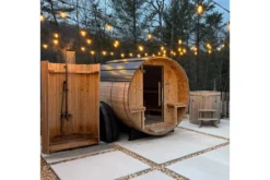 Almost Heaven Grandview 4-6 Person Canopy Barrel Sauna
