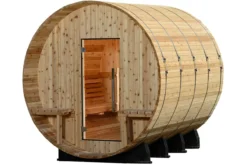 Almost Heaven Grandview 4-6 Person Canopy Barrel Sauna