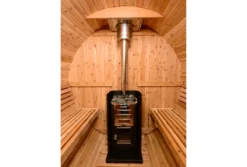 Almost Heaven Grandview 4-6 Person Canopy Barrel Sauna