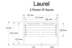 Almost Heaven Laurel 1-Person Infrared Sauna