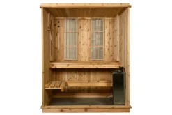 Almost Heaven Madison 2-3 Person Hybrid Indoor Sauna (Respite Series - Hybrid Option)