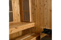 Almost Heaven Madison 2-3 Person Hybrid Indoor Sauna (Respite Series - Hybrid Option)