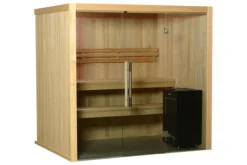 Almost Heaven Oasis 4-Person Indoor Sauna (Vision Series - Hybrid Option)
