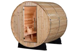 Almost Heaven Pinnacle 4-Person Barrel Sauna