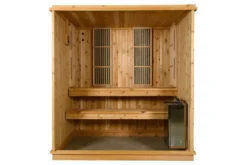 Almost Heaven Rainelle 4-Person Indoor Sauna (Respite Series - Hybrid Option)