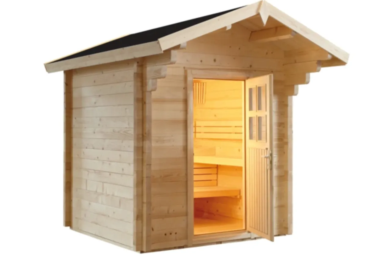Almost Heaven Saddle Mountain 4-6 Person Outdoor Sauna (Heritage Collection)