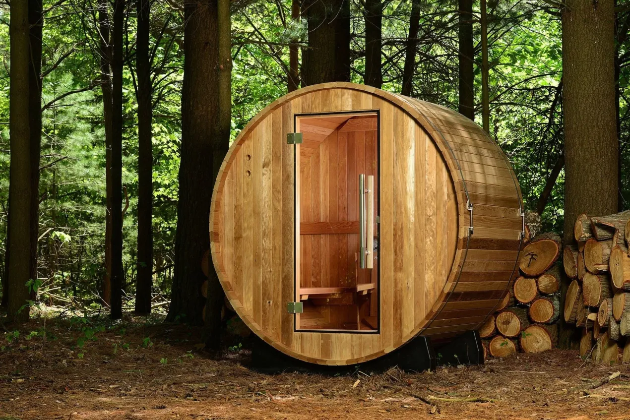 Almost Heaven Salem 2-Person Barrel Sauna