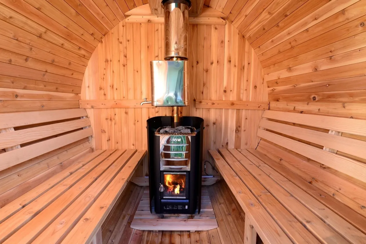Almost Heaven Seneca 6-Person Classic Barrel Sauna