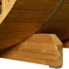 Almost Heaven Takoa 4-6 Person Half Moon Barrel Sauna (Heritage Collection)