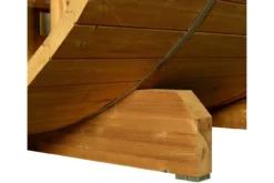 Almost Heaven Takoa 4-6 Person Half Moon Barrel Sauna (Heritage Collection)