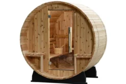 Almost Heaven Vienna 2-Person Canopy Barrel Sauna