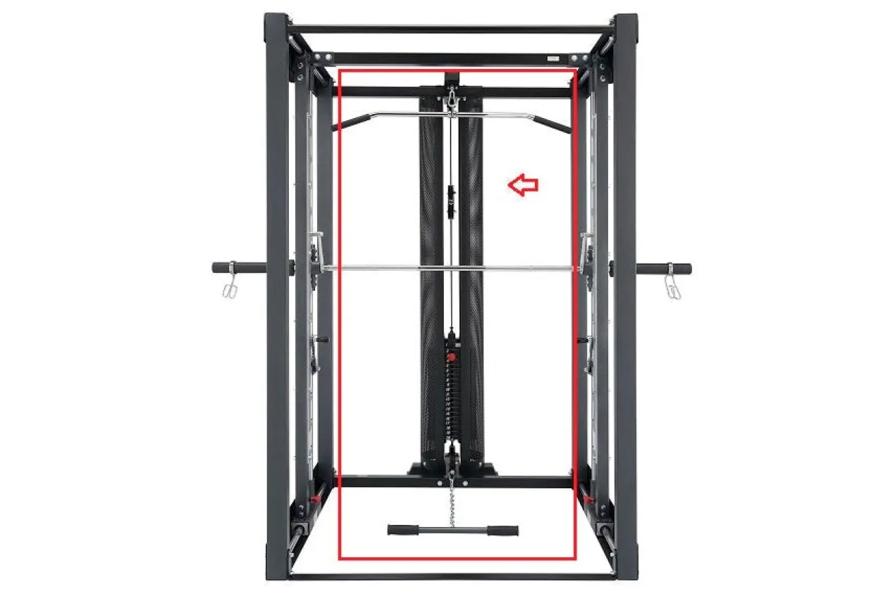 BodyCraft Jones Light Commercial Lat Pulldown Option