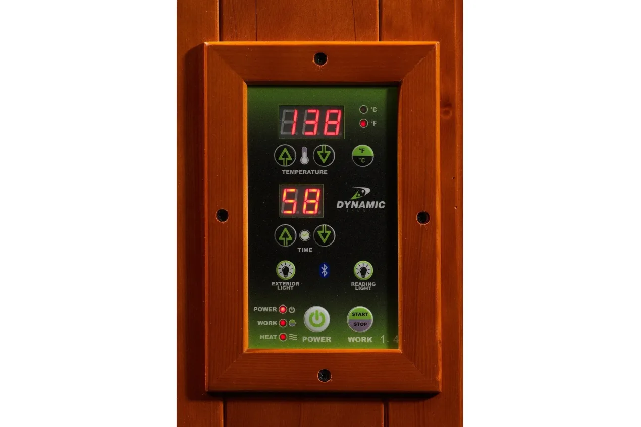 Dynamic "Avila Elite" 1-2 Person Ultra Low EMF FAR Infrared Sauna (🧨JULY 4th SALE)