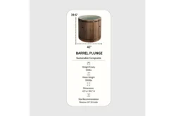 Dynamic Cold Therapy Pacific Cedar Barrel Cold Plunge (Oval) (🧨JULY 4th SALE)