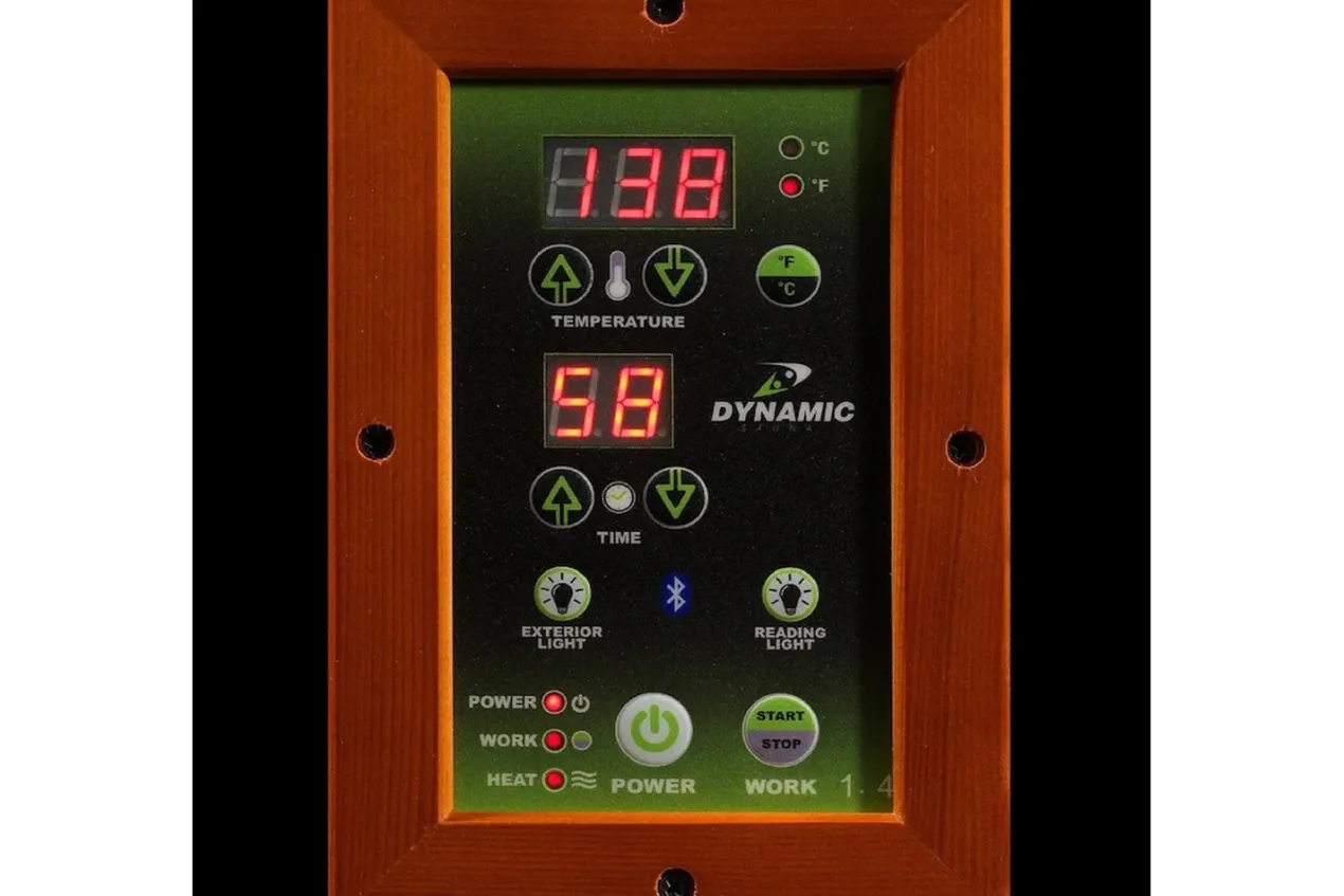 Dynamic "Madrid Elite" 3-Person Ultra Low EMF FAR Infrared Sauna (🧨JULY 4th SALE)