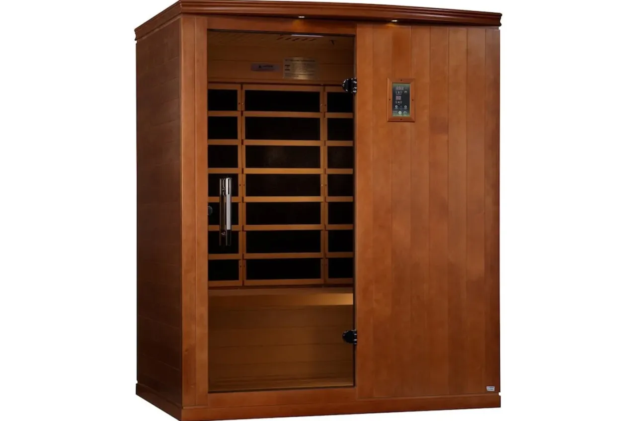 Dynamic "Madrid Elite" 3-Person Ultra Low EMF FAR Infrared Sauna (🧨JULY 4th SALE)