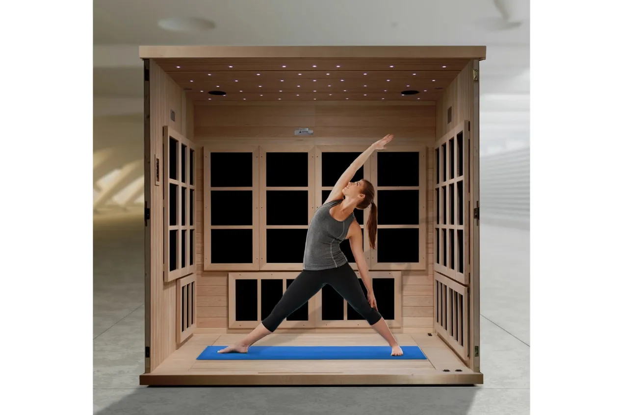 Dynamic NEW 2026 "Catalonia Elite" 8-Person Ultra Low EMF FAR Infrared Sauna (Wheelchair Accessible)
