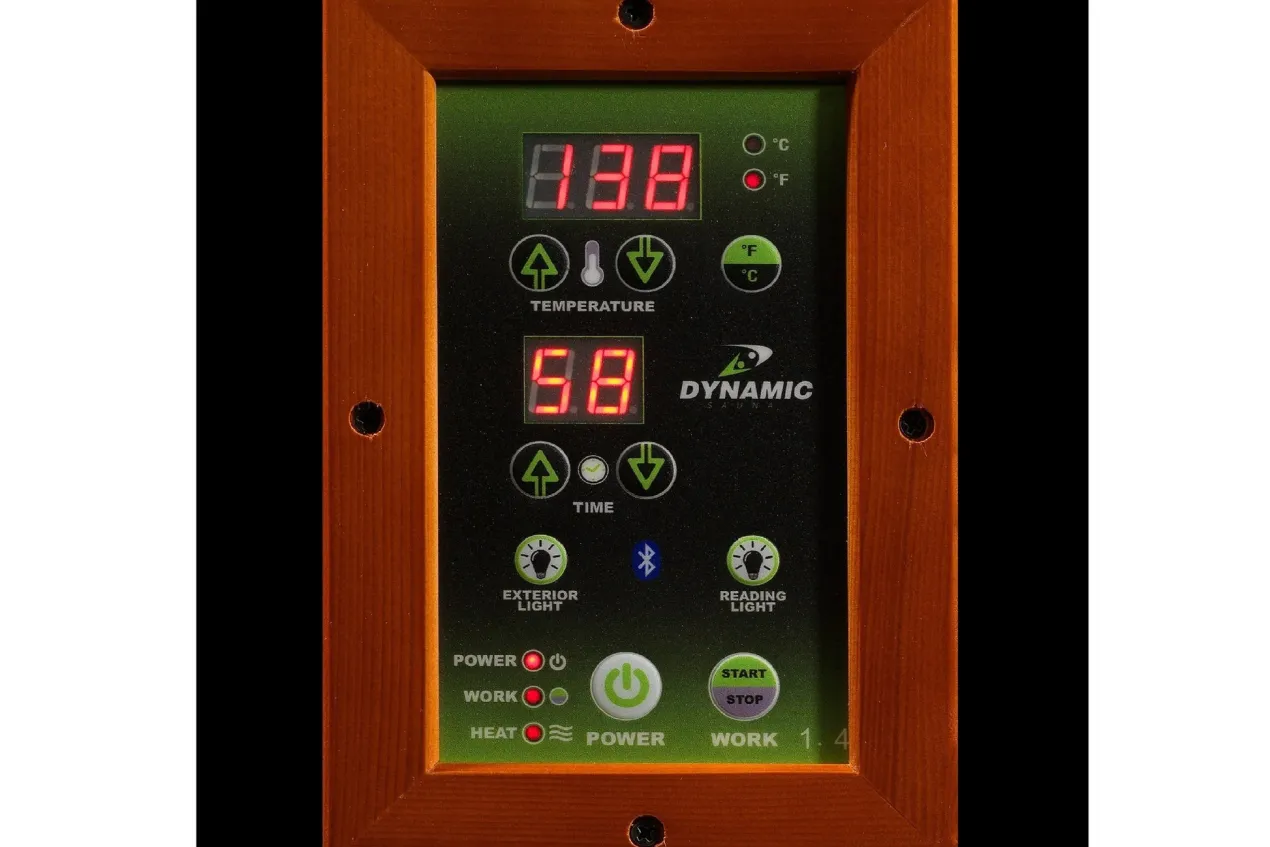 Dynamic Saunas "Versailles Edition" 2-Person Low EMF Far Infrared Sauna (🧨JULY 4th SALE)