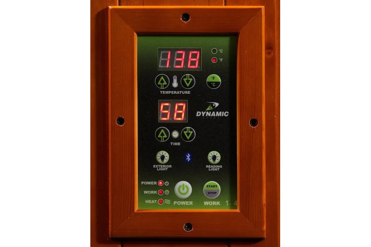 Dynamic "Venice Limited Elite" 2 Person Ultra Low EMF FAR Infrared Sauna (🧨JULY 4th SALE)