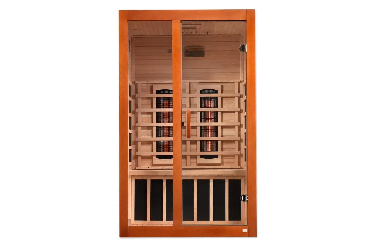 Golden Designs Dynamic "Santiago Elite" 2-Person Ultra Low EMF Far-Infrared Indoor Sauna (NEW 2026)