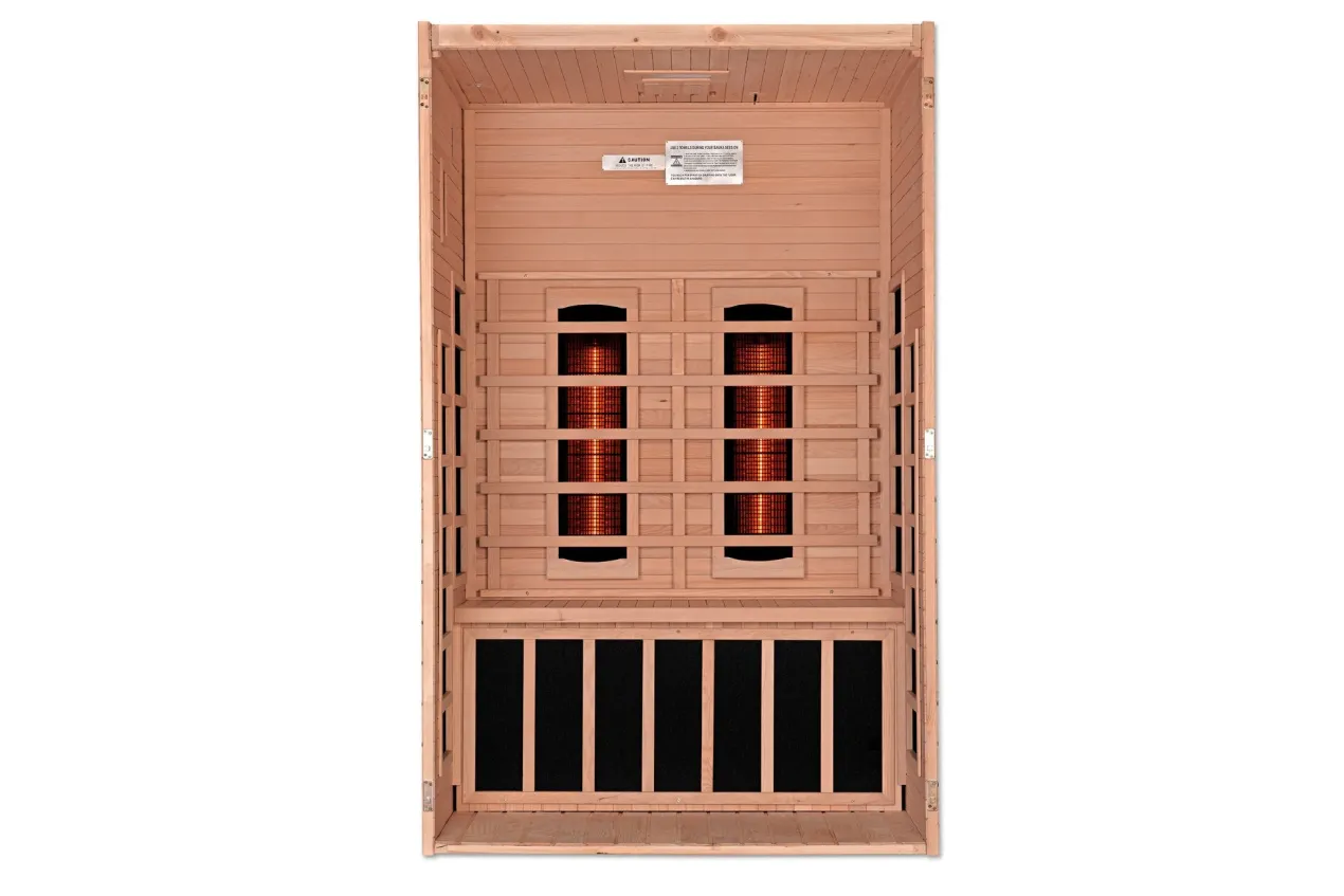 Golden Designs Dynamic "Santiago Elite" 2-Person Ultra Low EMF Far-Infrared Indoor Sauna (NEW 2026)
