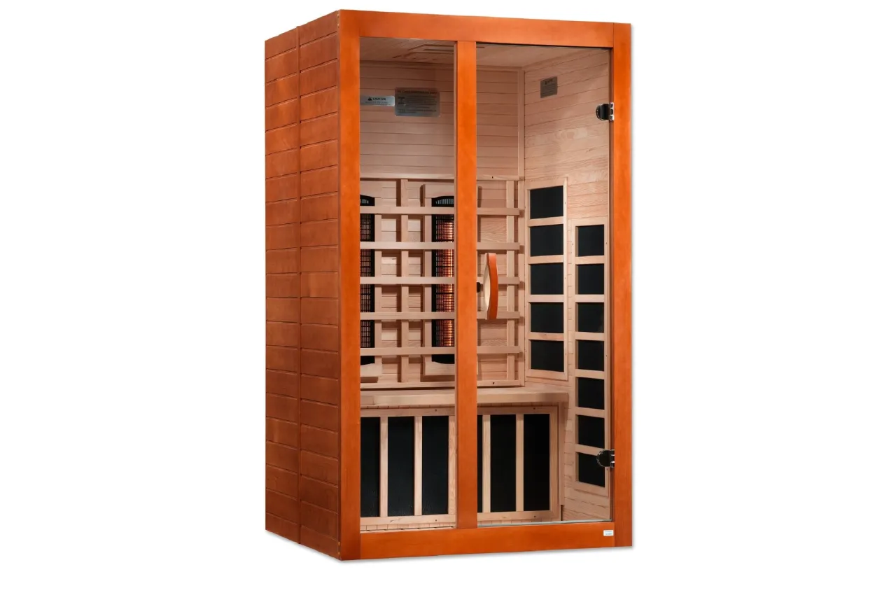 Golden Designs Dynamic "Santiago Elite" 2-Person Ultra Low EMF Far-Infrared Indoor Sauna (NEW 2026)