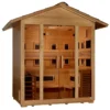 Golden Designs "Gargellen" 5-Person Full Spectrum Hybrid Outdoor Sauna