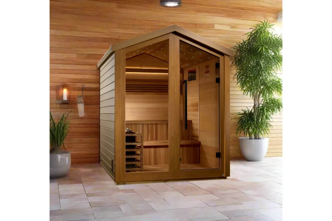 Golden Designs "Kaarina" 6-Person Outdoor Traditional Sauna