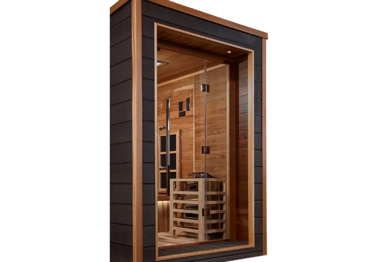Golden Designs "Karlstad" 6-Person Outdoor/Indoor Hybrid Full Spectrum Sauna