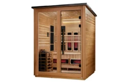 Golden Designs "Loviisa" 3 Person Barn Hybrid Full Spectrum Outdoor Sauna (2026 Edition)