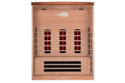 Golden Designs NEW 2026 "Lugano" 3-Person FAR Infrared Sauna (🧨JULY 4th SALE)