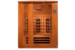 Golden Designs NEW 2026 "Lugano" 3-Person FAR Infrared Sauna (🧨JULY 4th SALE)