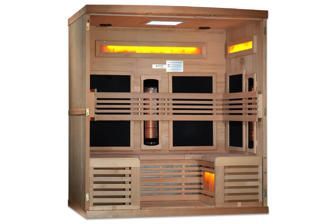 Golden Designs NEW 2026 "Reserve Edition" 6-Person Full Spectrum (w/ Himalayan Salt Bar)