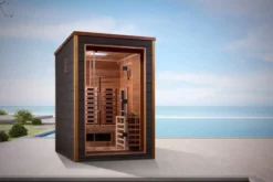 Golden Designs "Nora" 2-Person Indoor/Outdoor Hybrid Full Spectrum Sauna