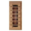 Golden Designs 2-3 Person 8000 Reserve Series Corner Infrared Sauna (w/ Himalayan Salt Bar)