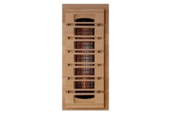 Golden Designs 2-3 Person 8000 Reserve Series Corner Infrared Sauna (w/ Himalayan Salt Bar)