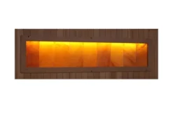 Golden Designs 2-3 Person 8000 Reserve Series Corner Infrared Sauna (w/ Himalayan Salt Bar)