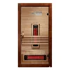 Golden Designs "Santorini" 1-2 Person Full Spectrum Near Zero EMF FAR IR Sauna (2026 Edition)