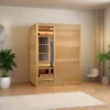 Golden Designs "Soria" 3-Person Full Spectrum Hybrid Indoor Sauna