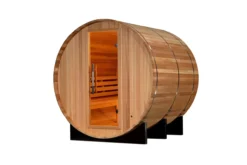 Golden Designs "Uppsala" 4 Person Barrel Traditional Steam Sauna