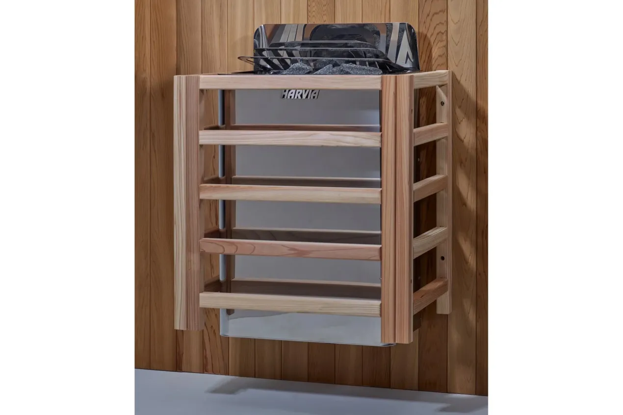 Golden Designs "Zurich" 4-Person Barrel Traditional Sauna (w/ Bronze Privacy View)
