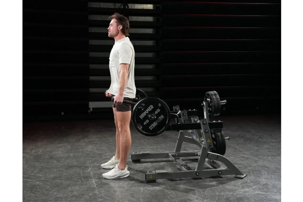 Hammer Strength Plate-Loaded Squat High Pull