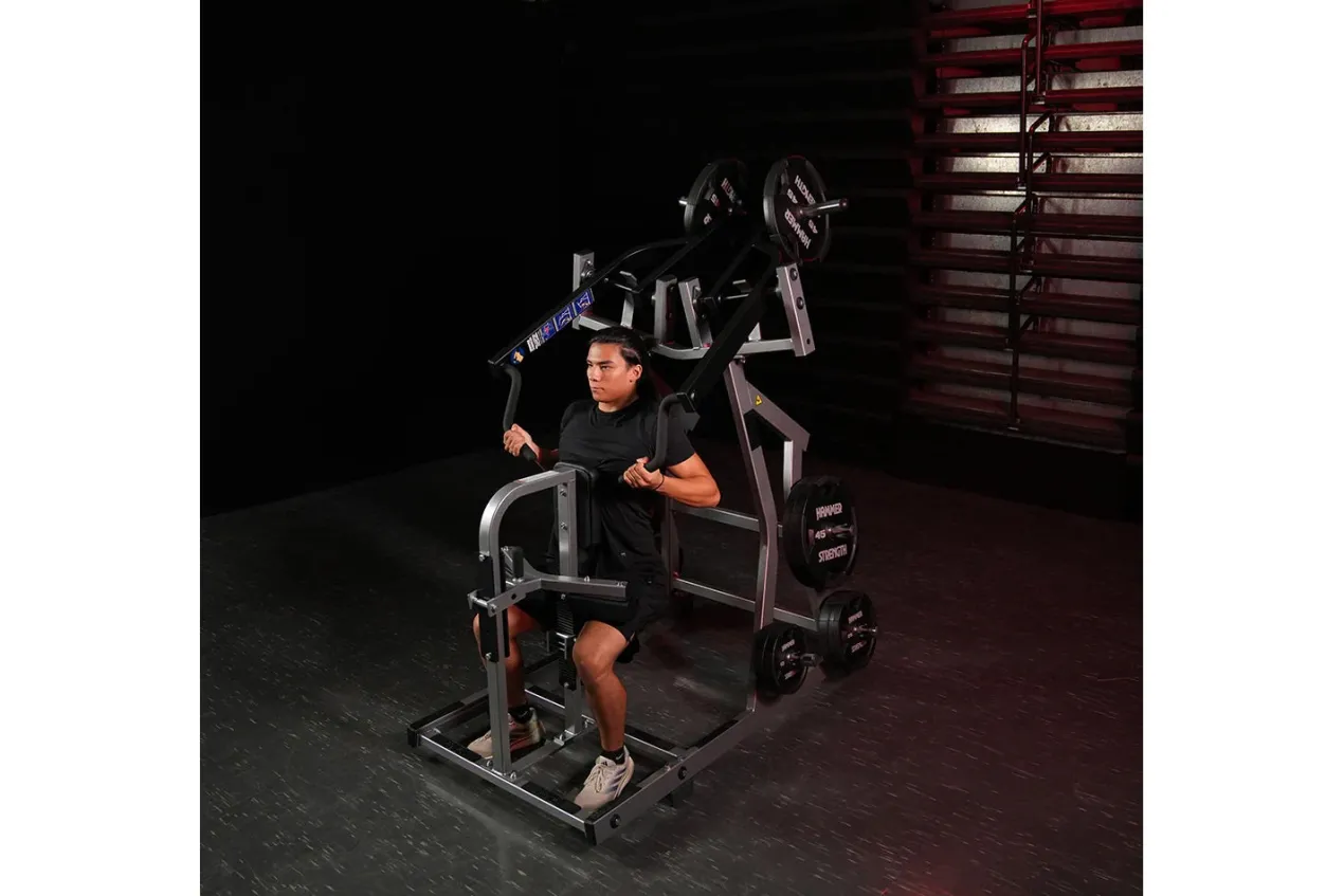 Hammer Strength Plate-Loaded Iso-Lateral Front Lat Pulldown