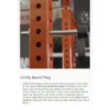 Hammer Strength Utility Band Peg Rack Attachment